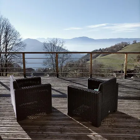 Studio De Charme, Terrasse Et Vue Panoramique D' Exception 아파트 *
